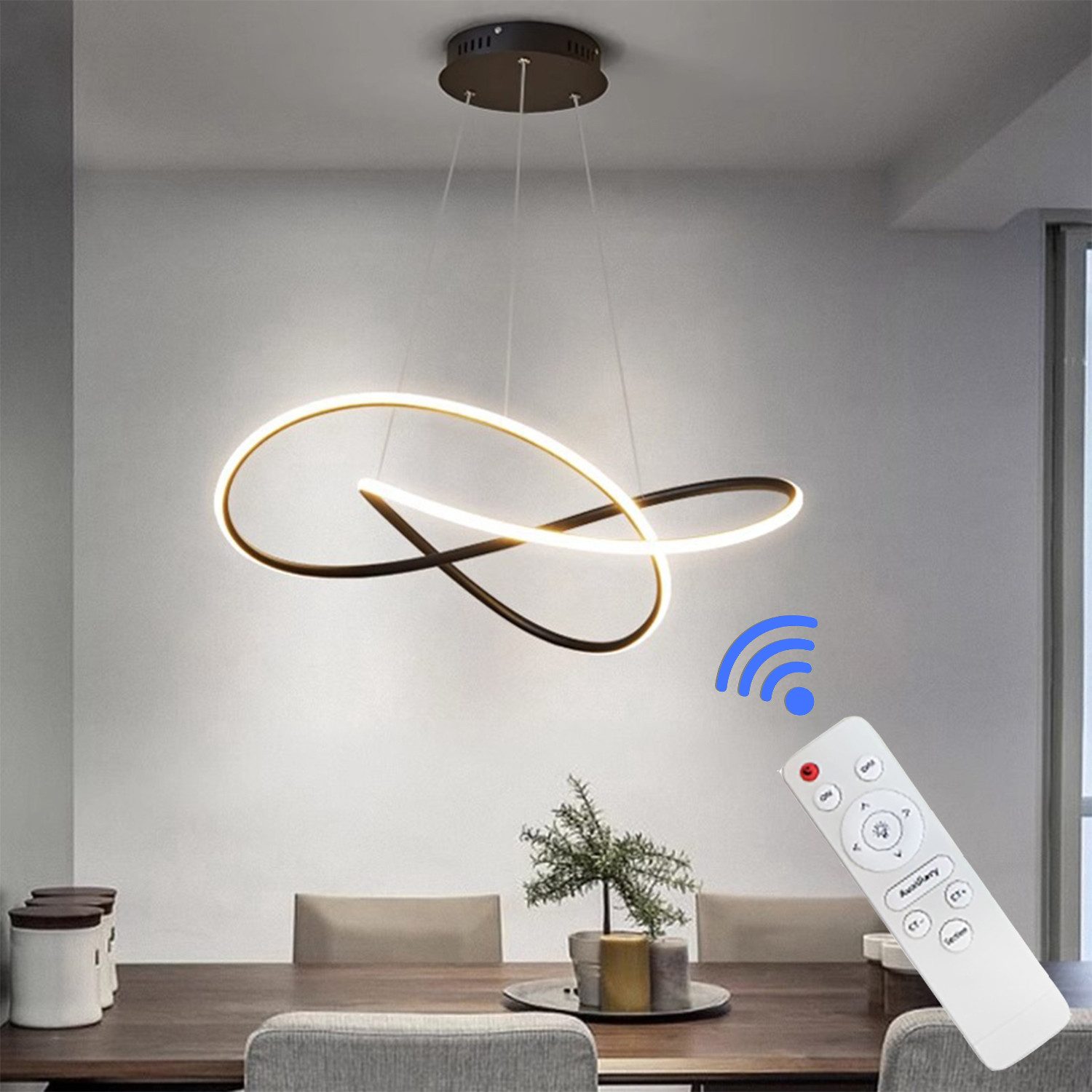 Deckenleuchten LED Hängelampe Esstisch,LED Hängeleuchte Pendellampe Wohnzimmer